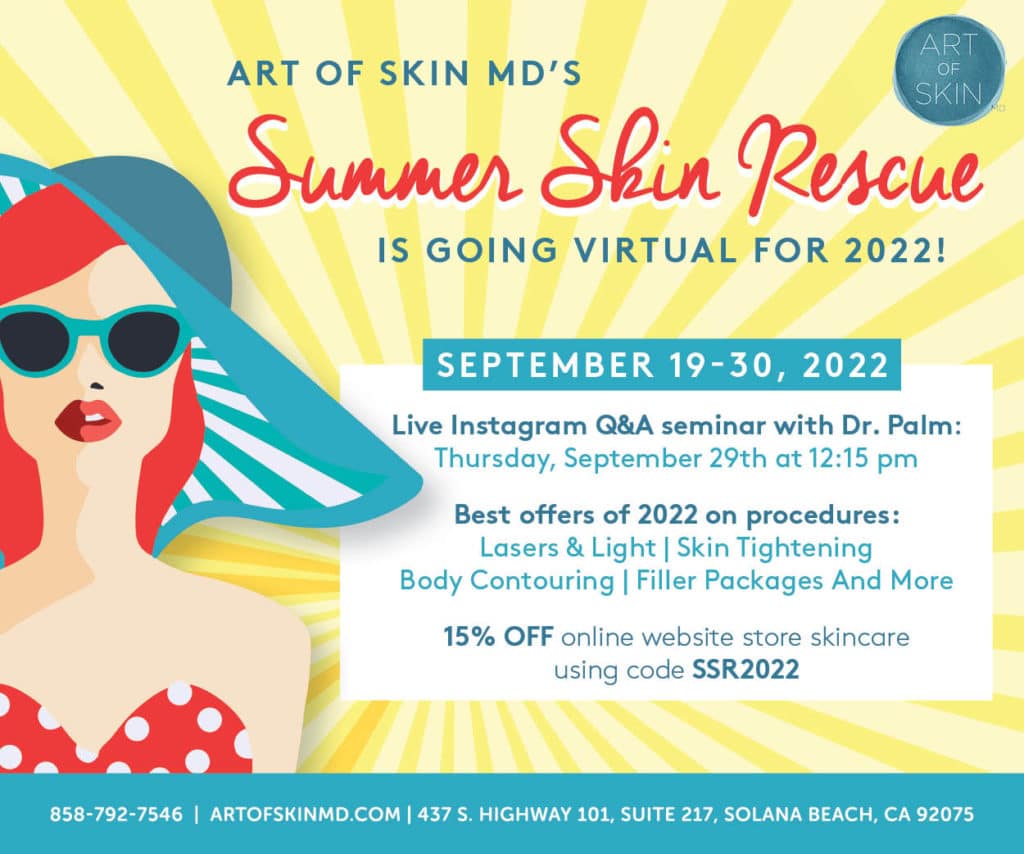 art of skin md Summer Skin Rescue savings event