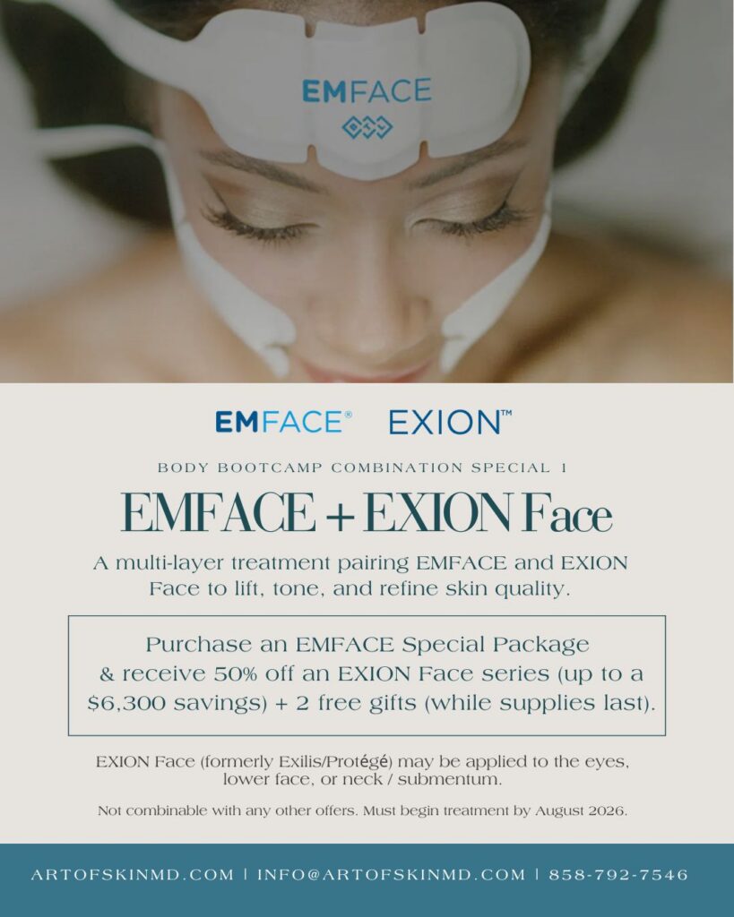 art of skin md body contouring special offers 2026 emface and exion face