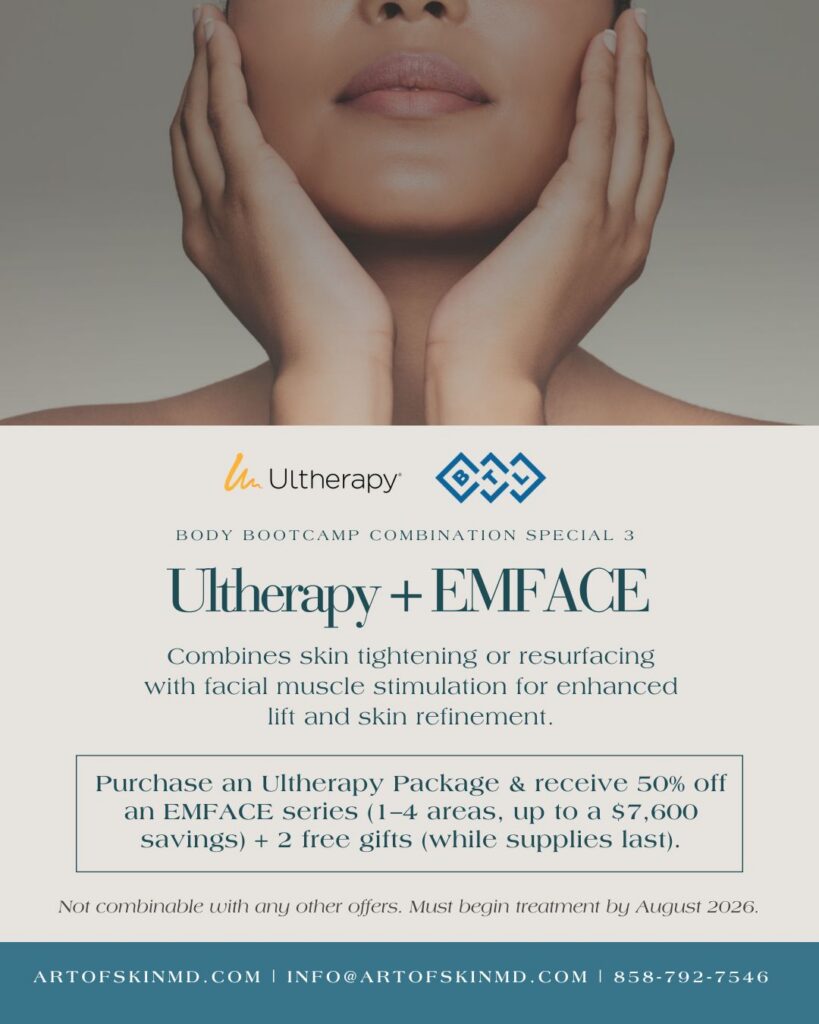 art of skin md body contouring special offers 2026 ultherapy and emface