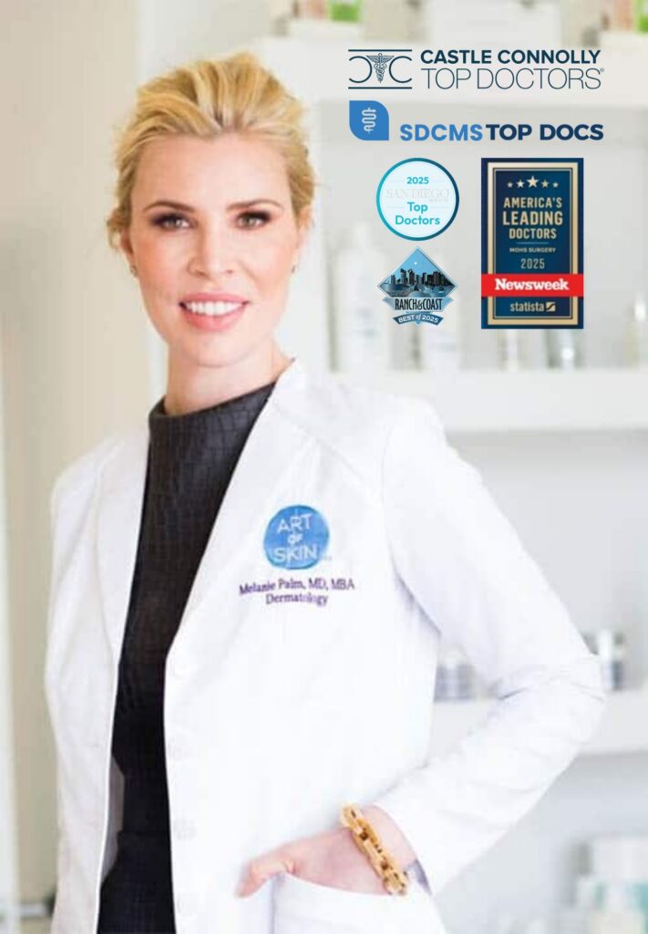 dr melanie palm awards and accolades art of skin md